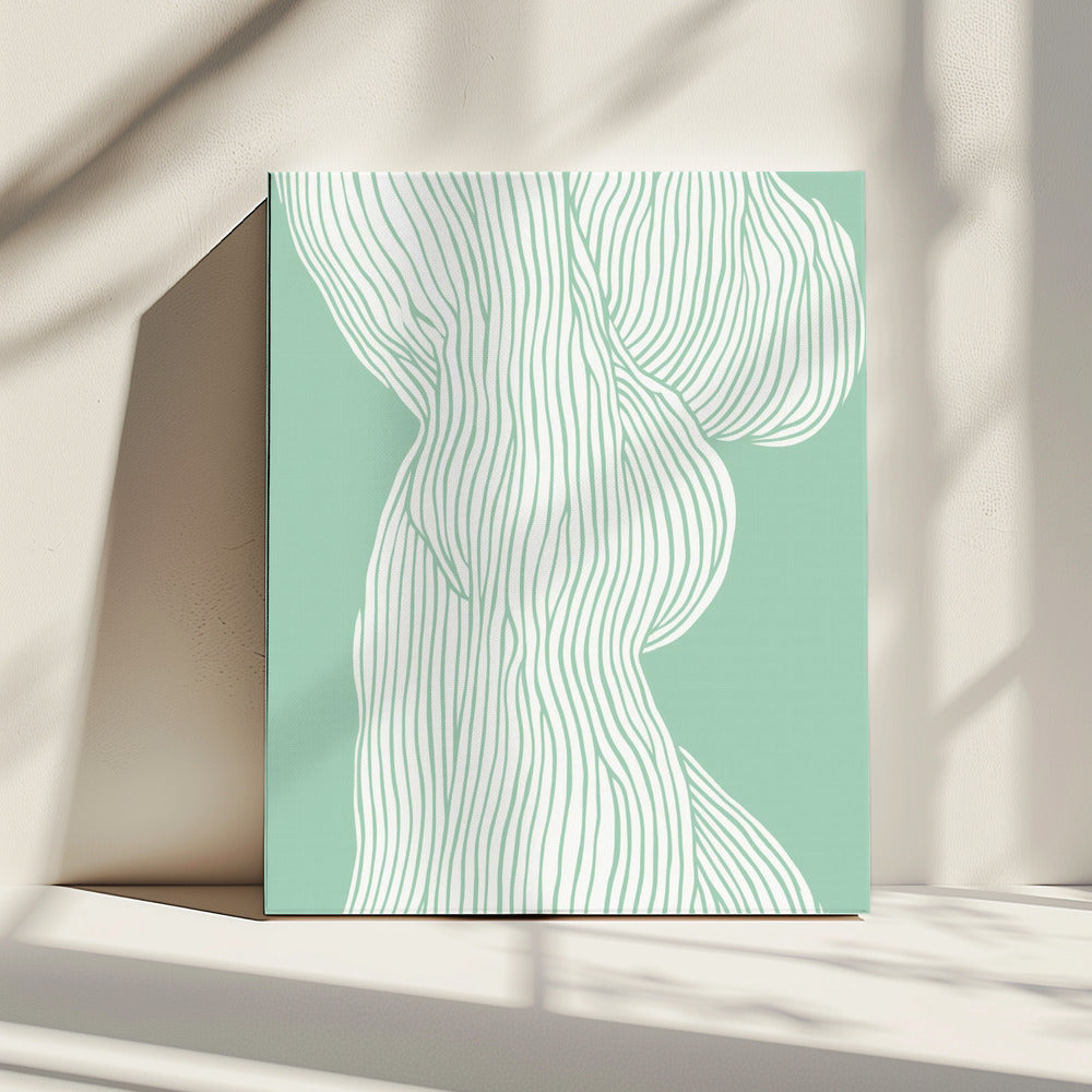 Flowing Line Elegance | Canvas