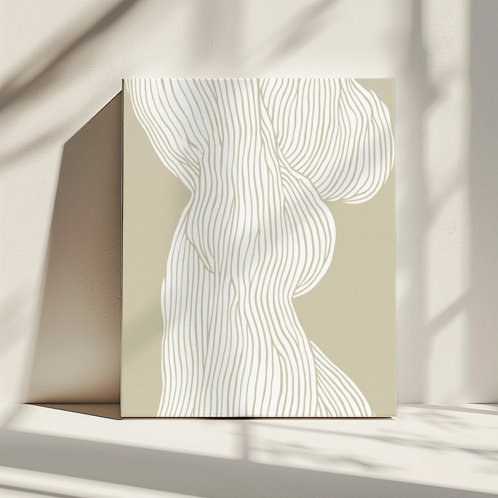 Flowing Lines Elegance | Canvas