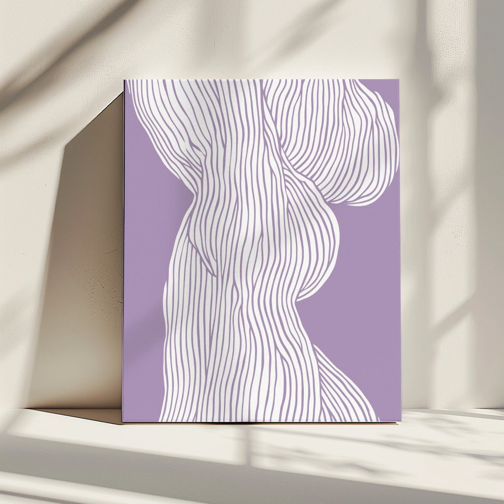 Curved Lines Flow | Canvas