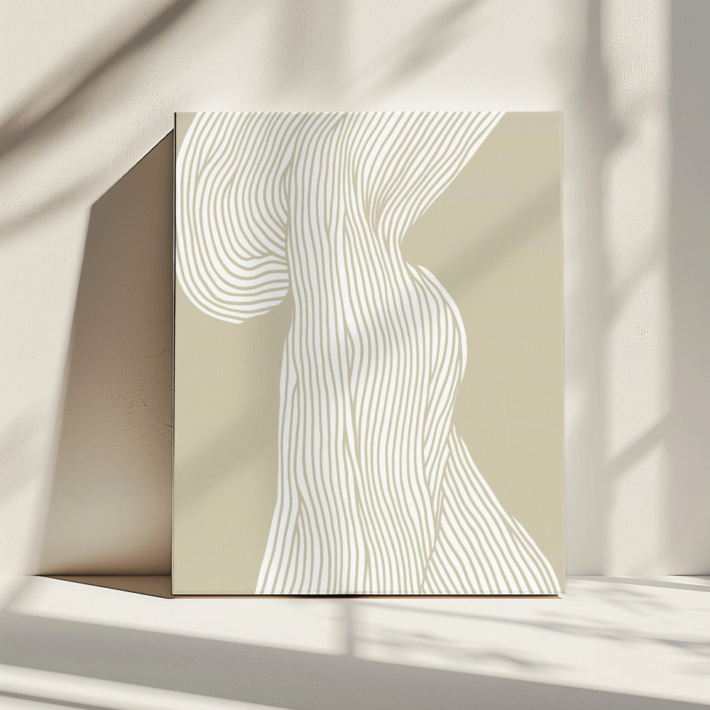 Flowing Lines Canvas | Canvas