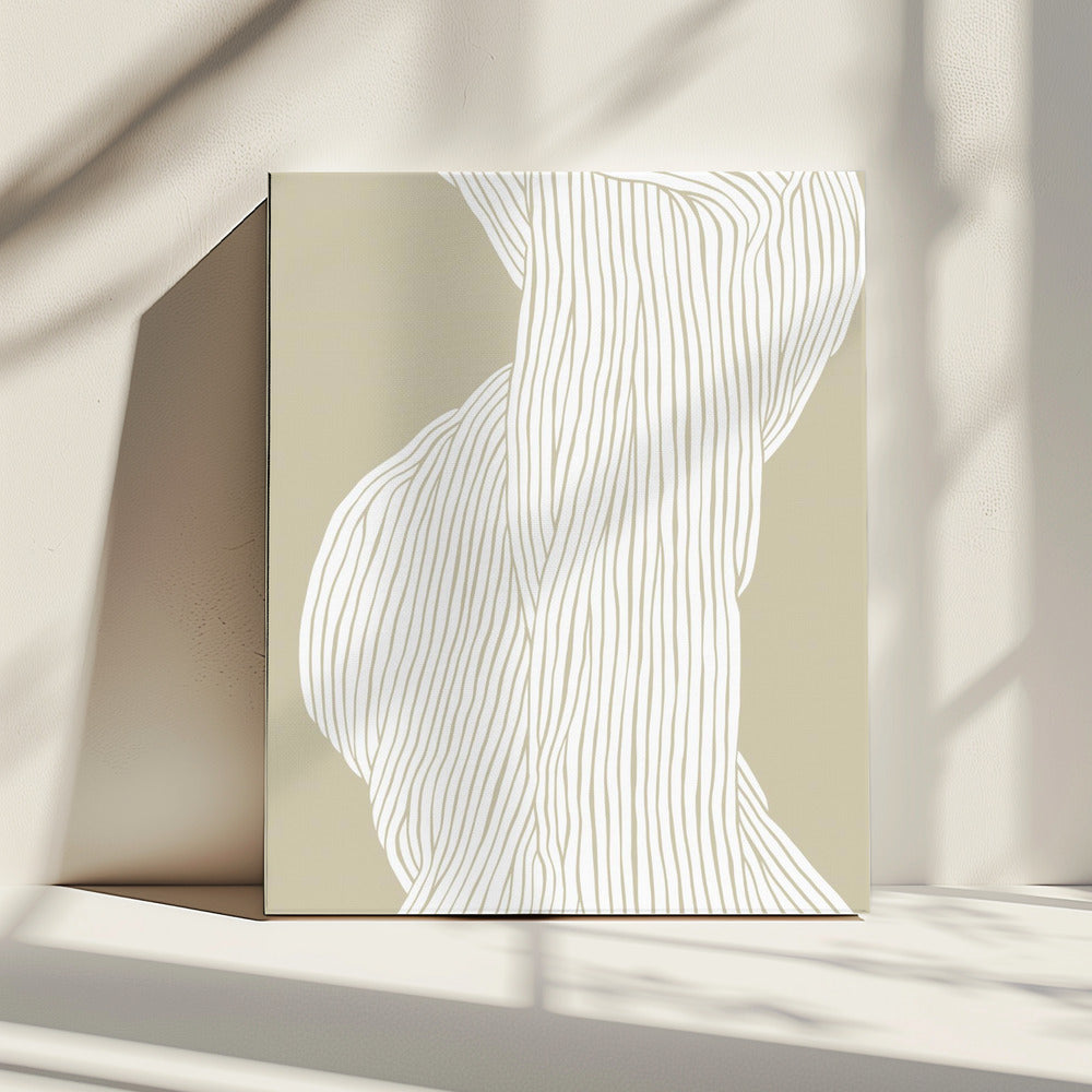Flowing Lines Emerge | Canvas