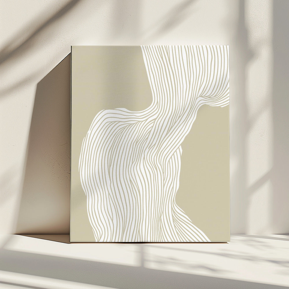 Flowing Linescape | Canvas
