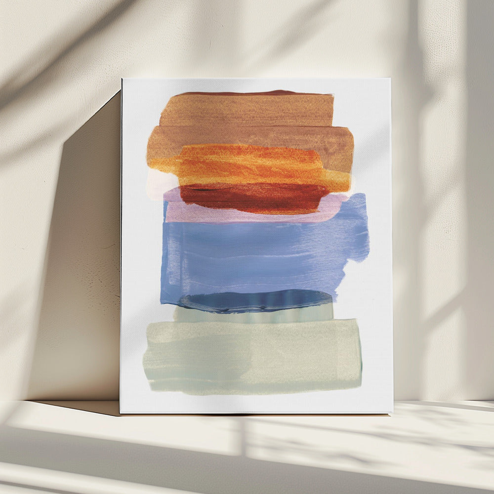 Abstract Brush Strokes 49 A1 | Canvas