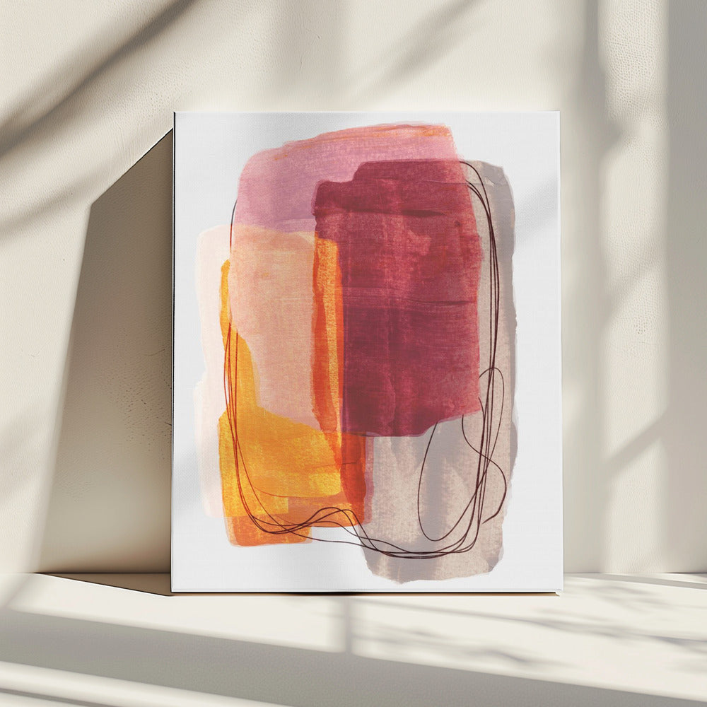 Abstract Brush Strokes 51 | Canvas