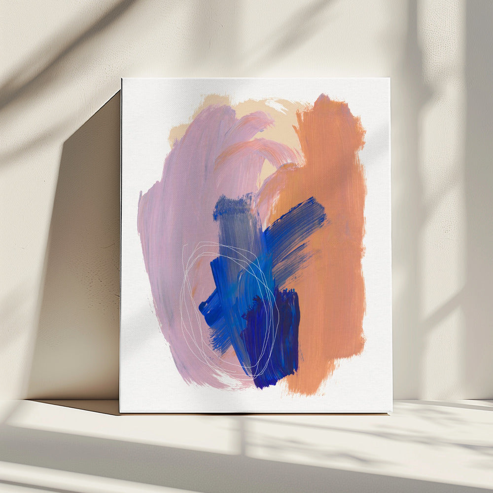 Abstract Brush Strokes 90 | Canvas