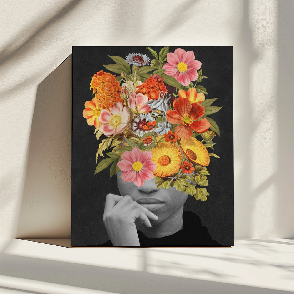 Colourful Vintage Bouquet | Canvas