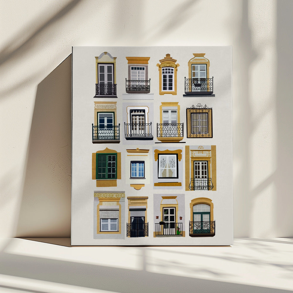 Windows of Lisbon | Canvas
