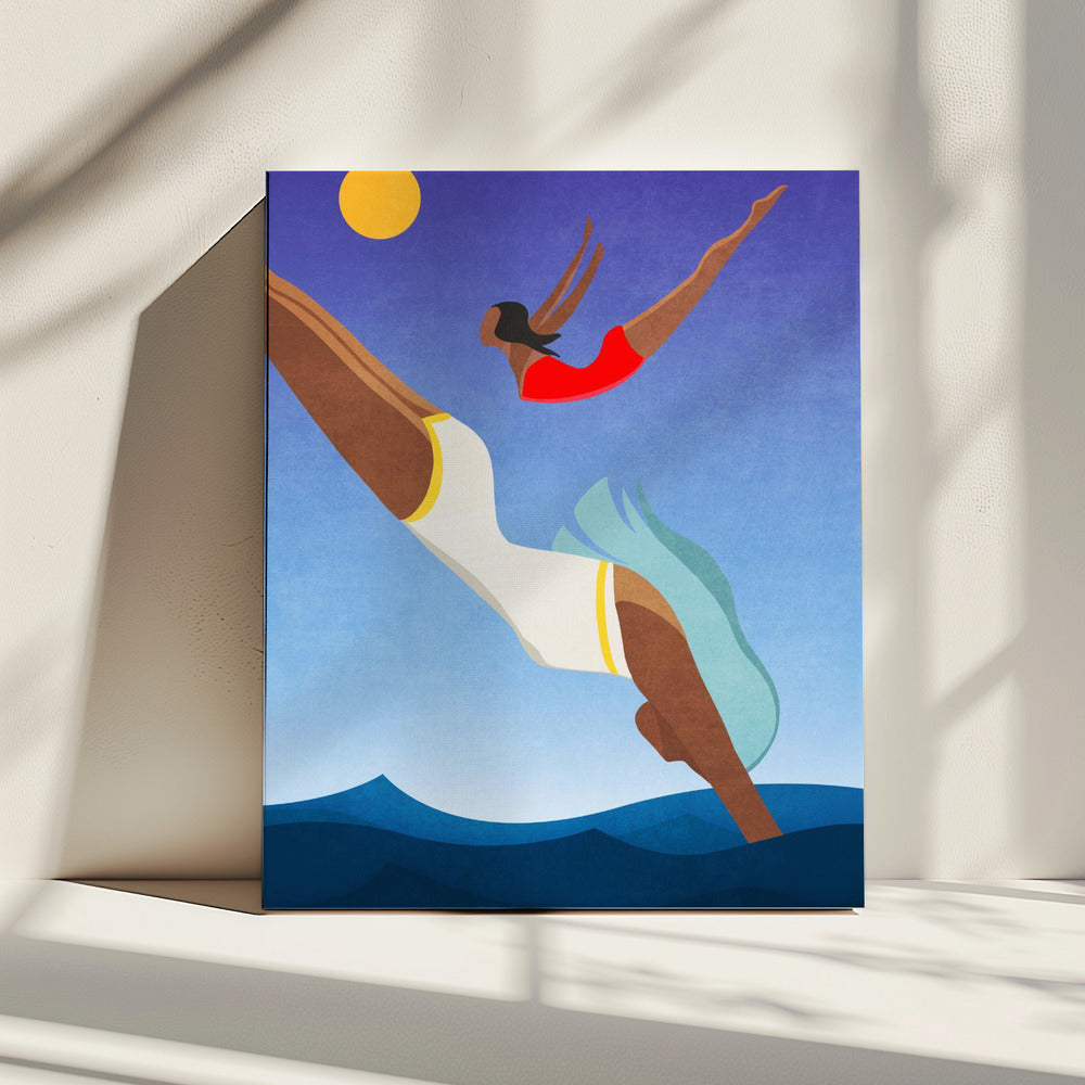 Graceful Dive | Canvas