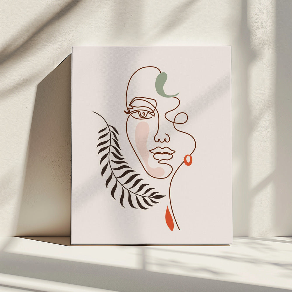 Leafy Elegance | Canvas