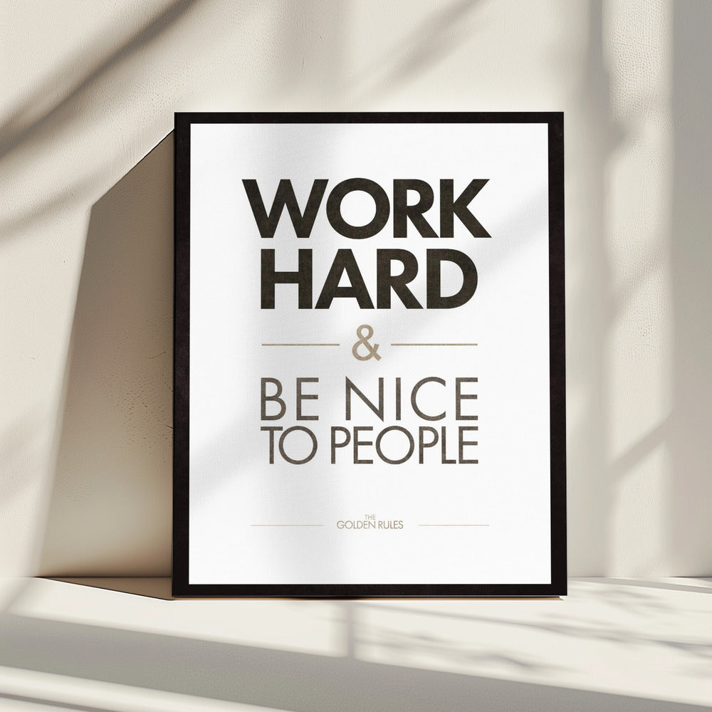 Golden Life Rules | Canvas