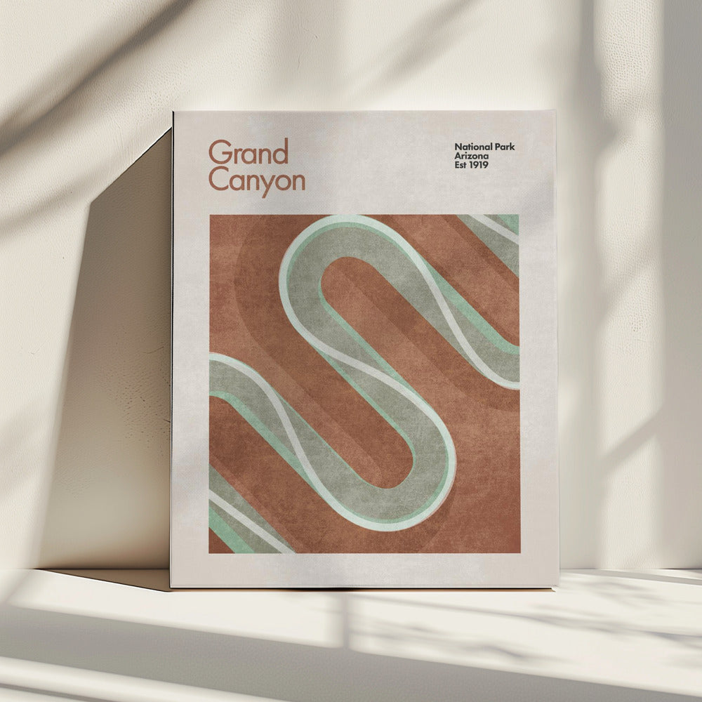 Canyon Wave Flow | Canvas