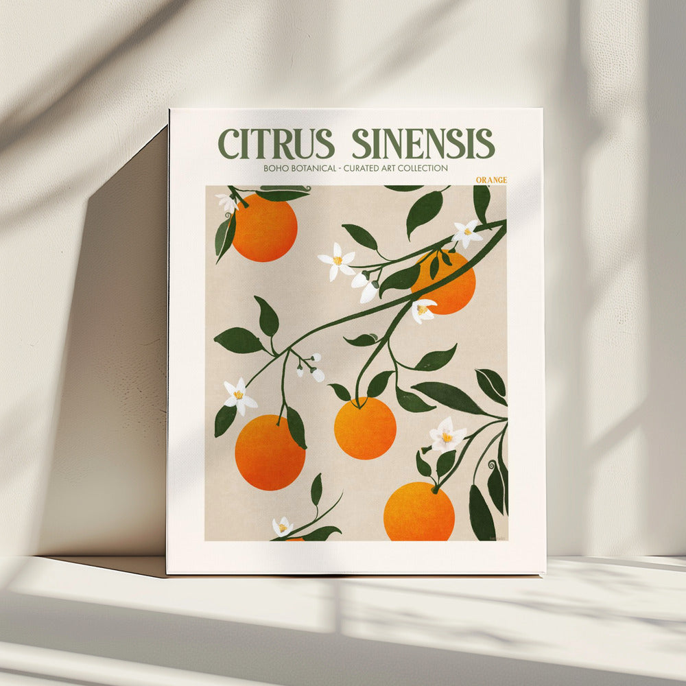 Orange Elegance | Canvas