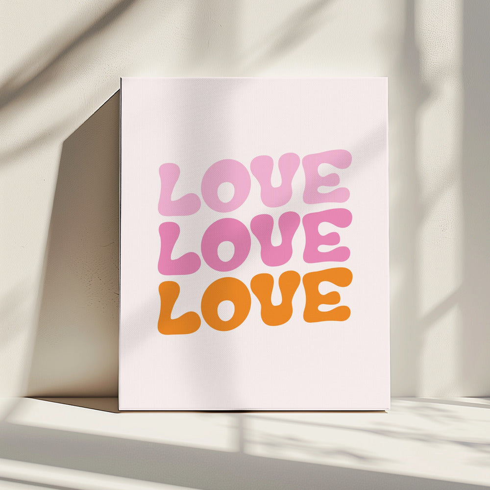 Retro Love | Canvas