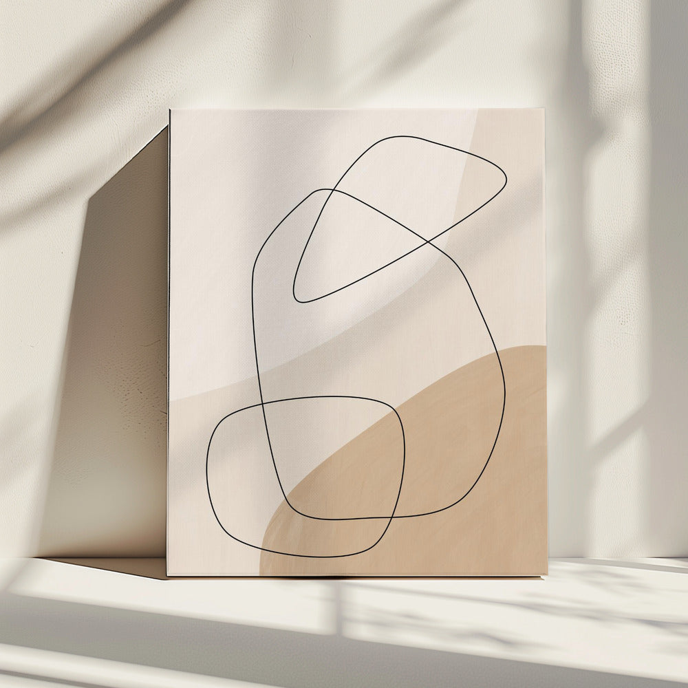 Graphic Shapes &amp; Lines Poster | Canvas