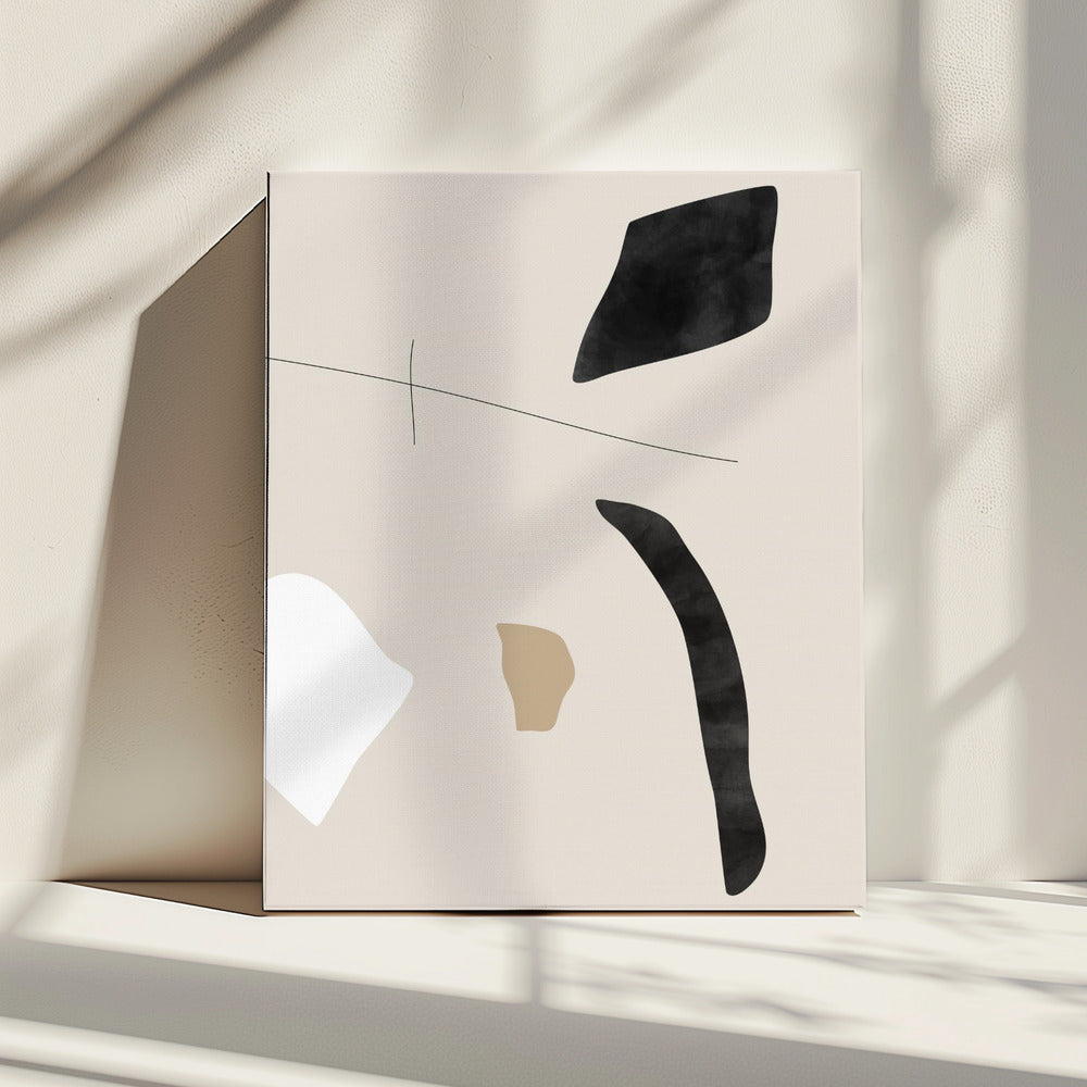 Graphic Shapes and Lines Poster | Canvas