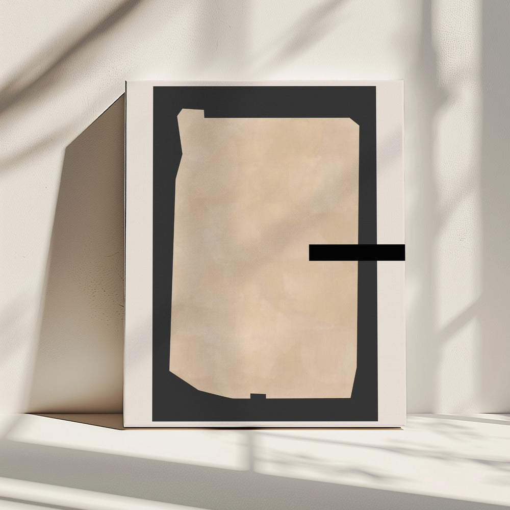 Abstract Beige Painting | Canvas