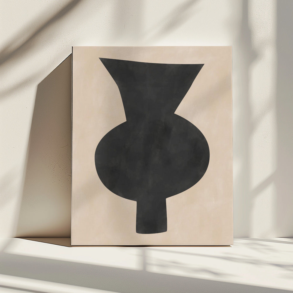 Abstract Vase Silhouette | Canvas