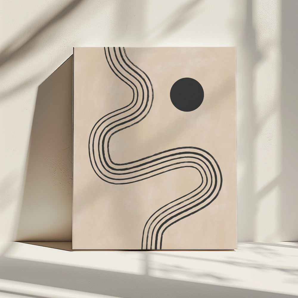 Curves and Sphere | Canvas