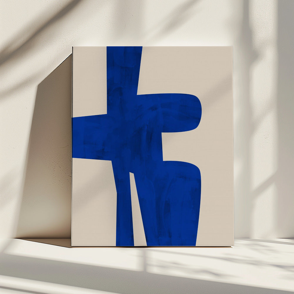 Blue Harmony Shape | Canvas