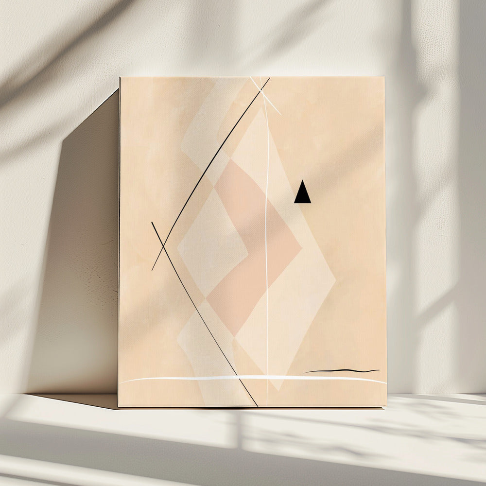 Geometric Shapes And Intersecting Lines | Canvas