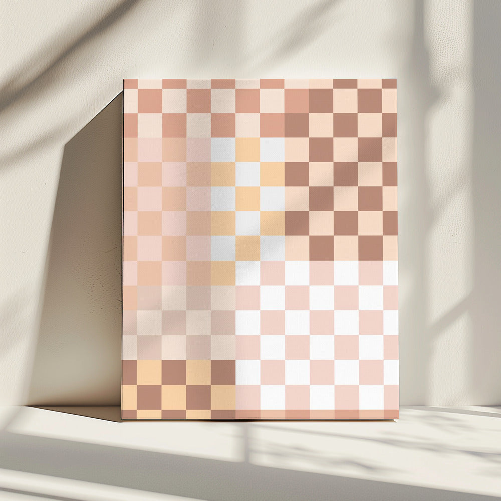 Checkerboard Harmony | Canvas