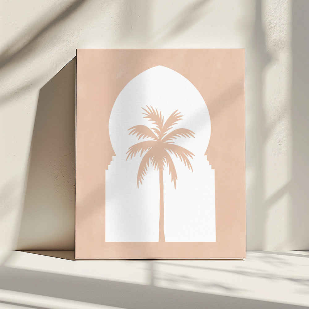 Palm Silhouette Arch | Canvas