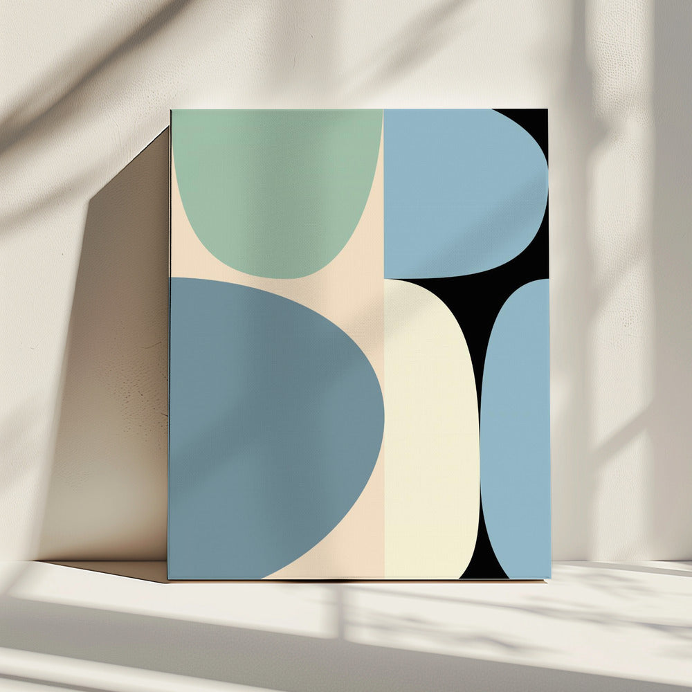 Mid Century Pastel 17 | Canvas