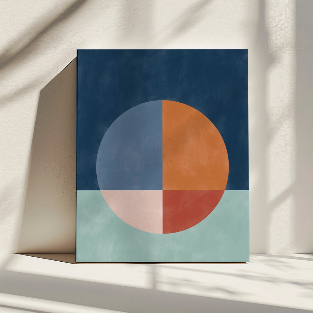 A Large Segmented Circle | Canvas