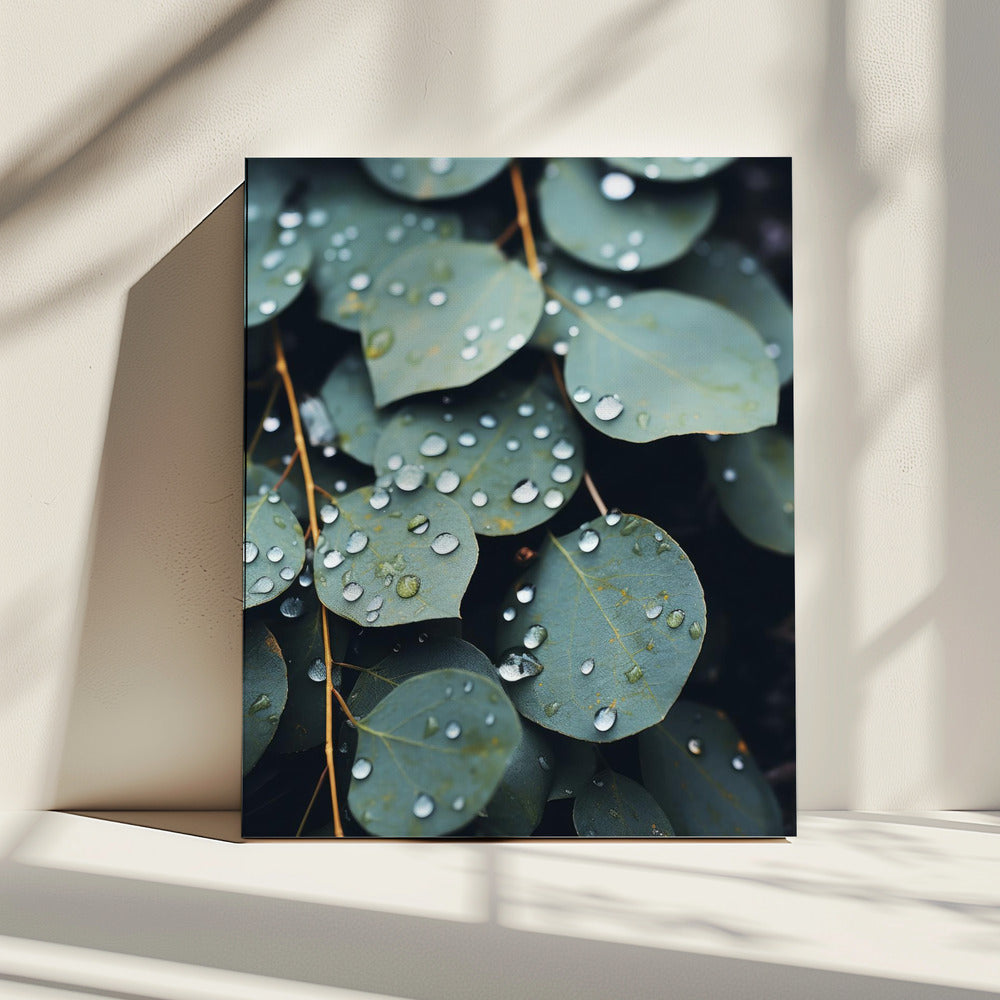 Rain-Kissed Leaves | Canvas