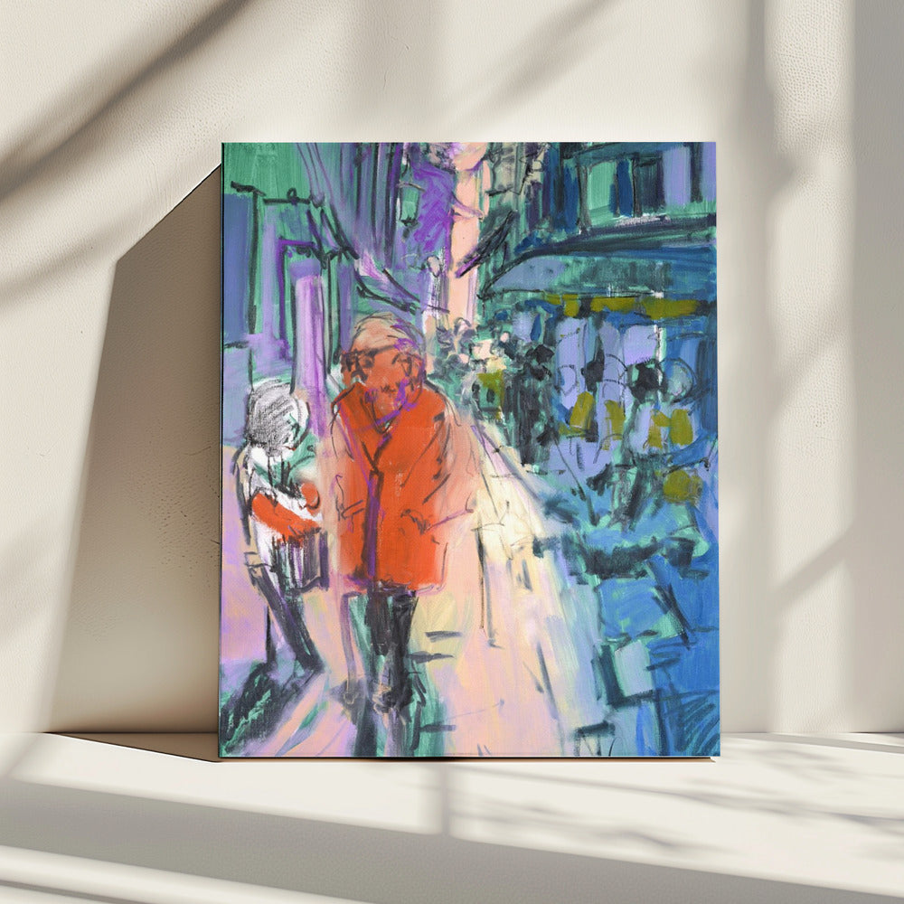 Vivid Street Stroll | Canvas