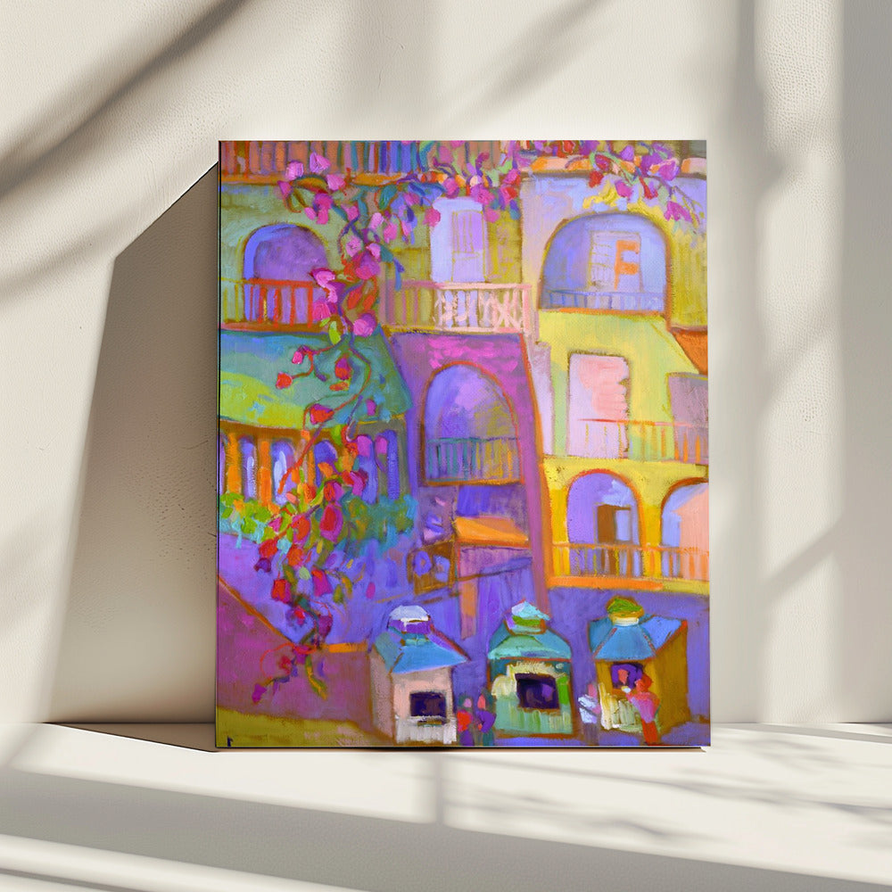 Vibrant Streetscape | Canvas