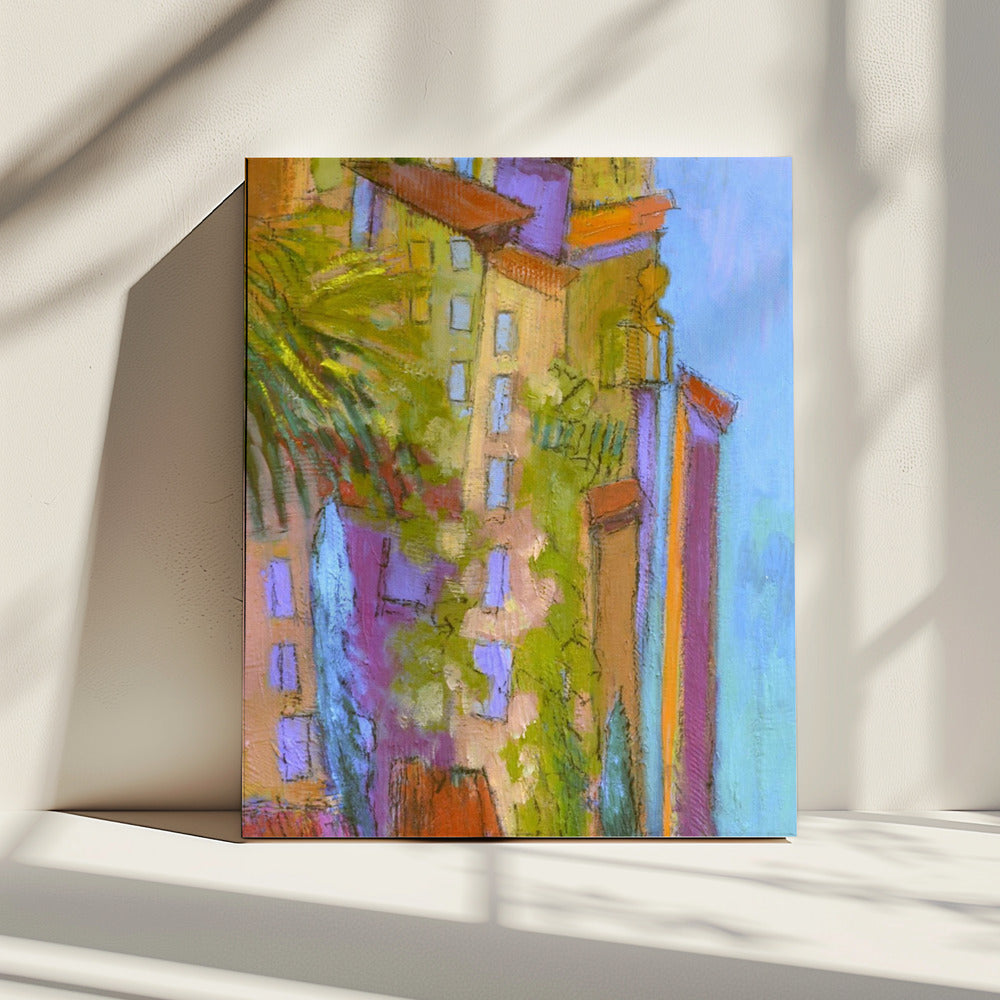 Sunlit Balconies | Canvas