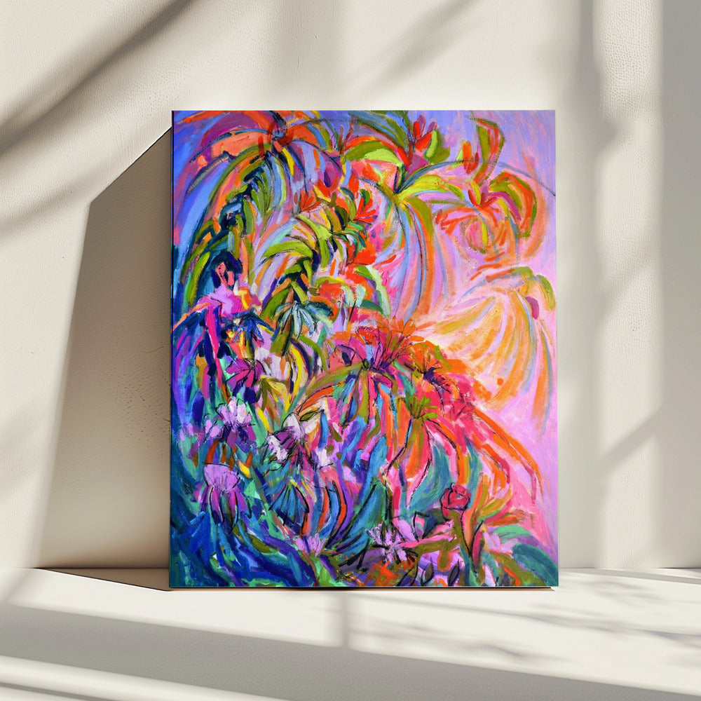 Radiant Floral Ballet | Canvas