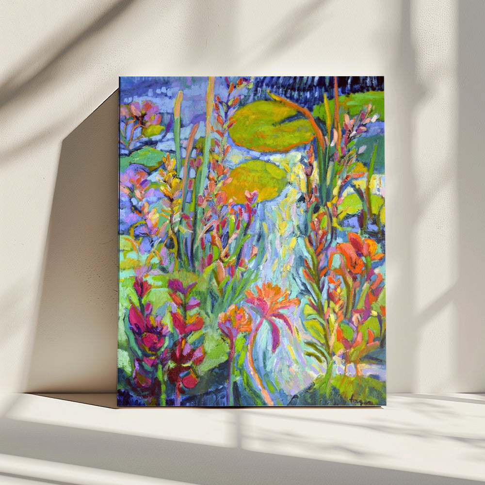 Vibrant Garden Path | Canvas