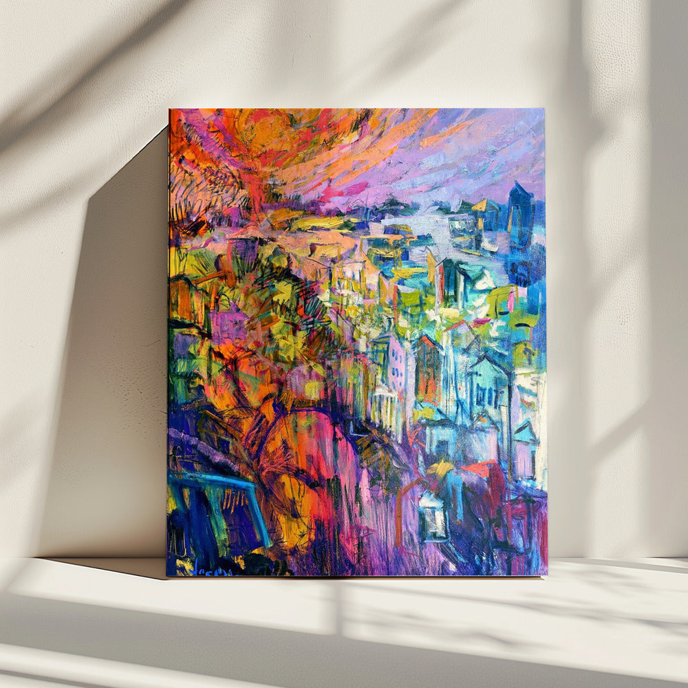Vibrant Cityscape | Canvas