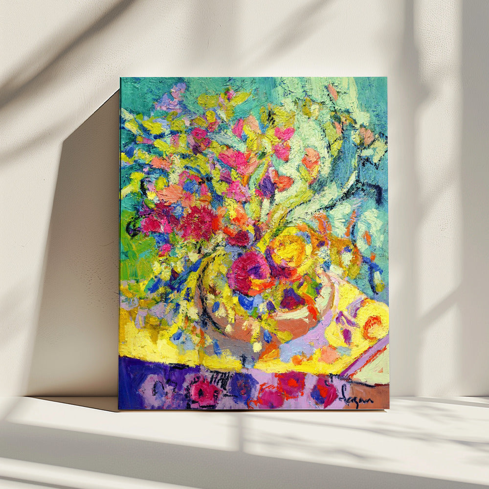 Radiant Floral Harmony | Canvas
