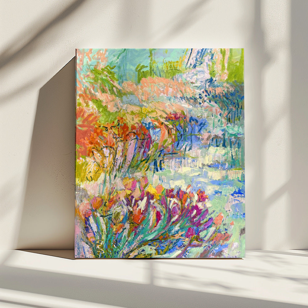 Vibrant Garden Path | Canvas