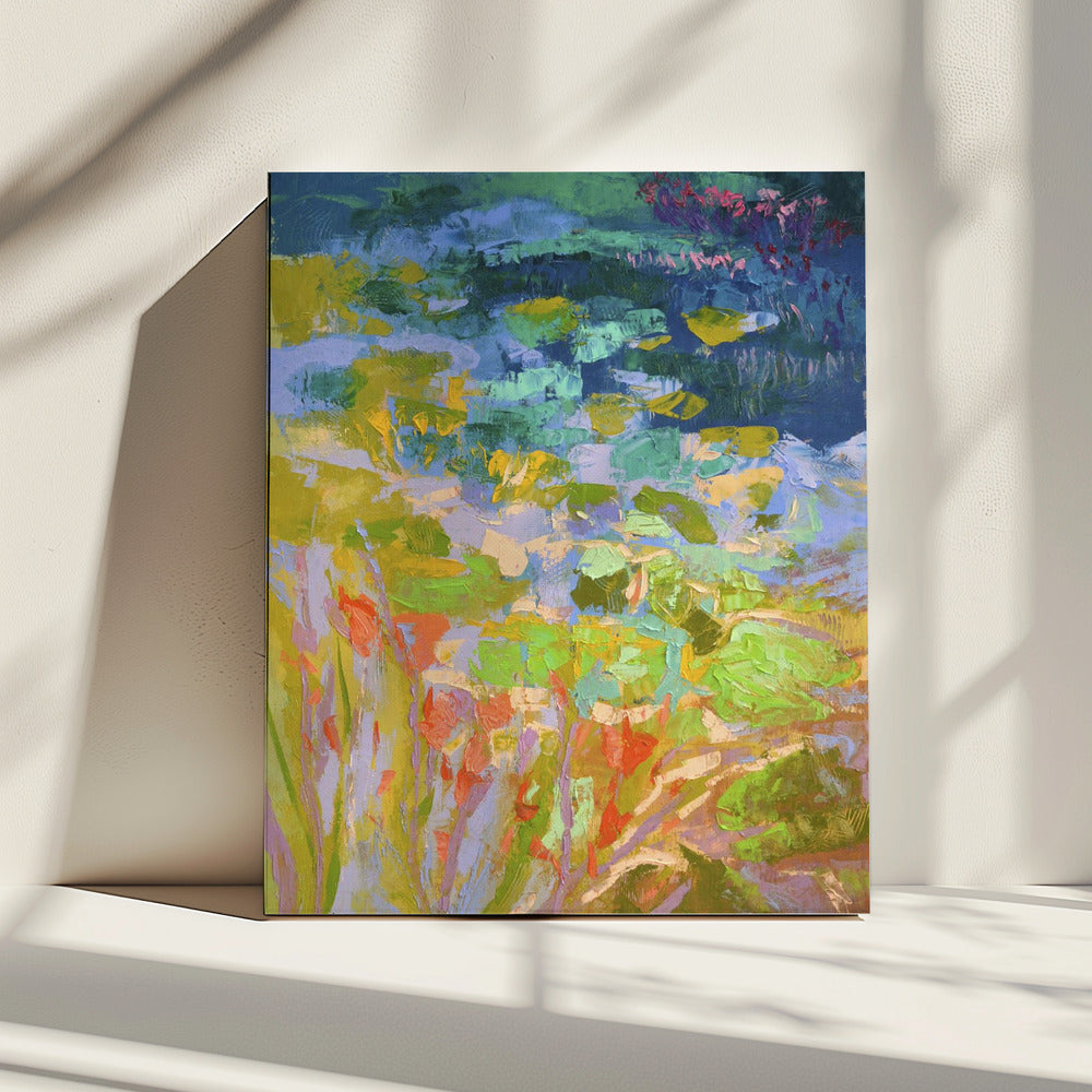 Vibrant Water Lilies | Canvas