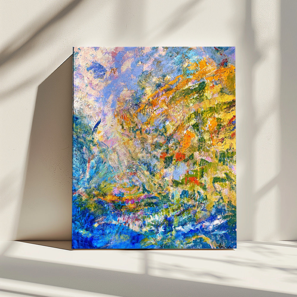 A Symphony of Green Hues | Canvas