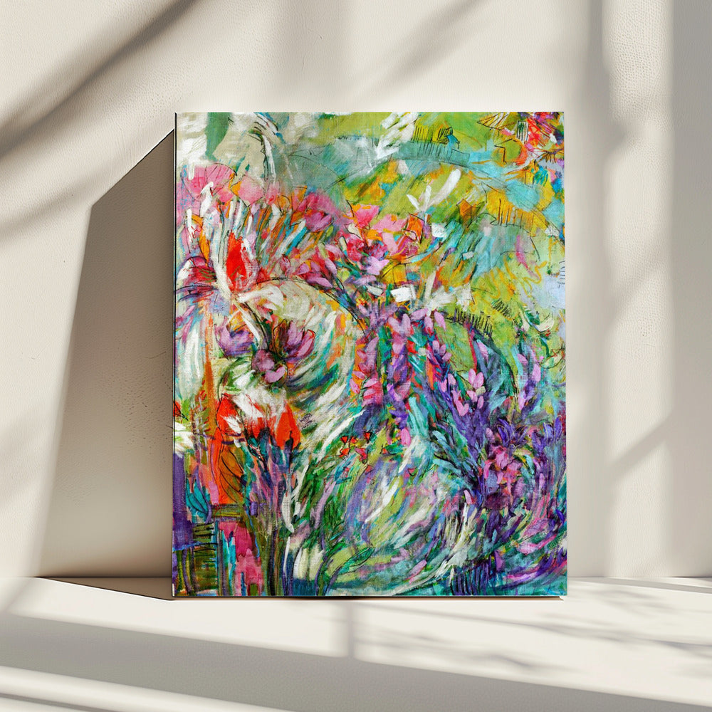 Pink Blossoms Abstract | Canvas