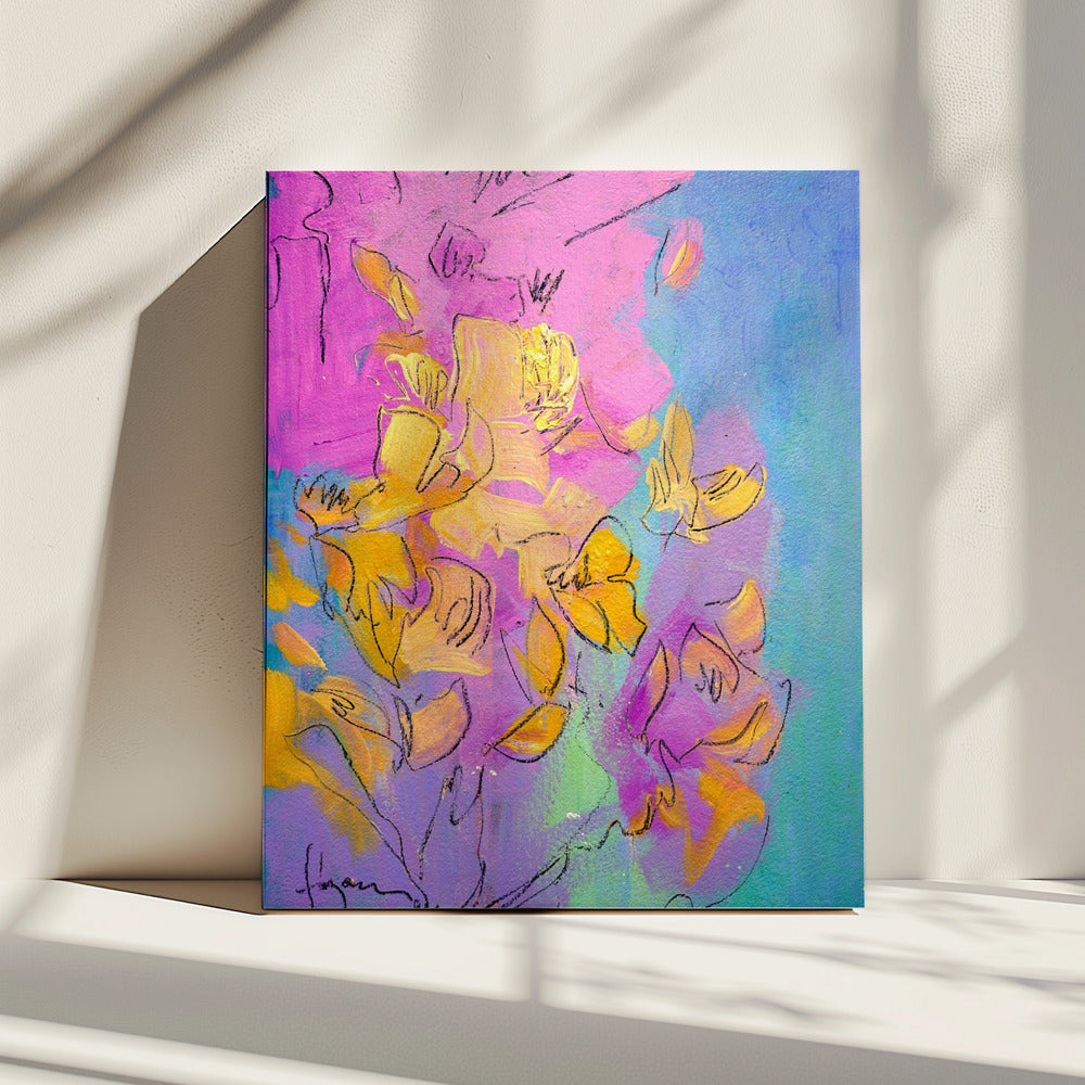 Vibrant Petals Dance | Canvas