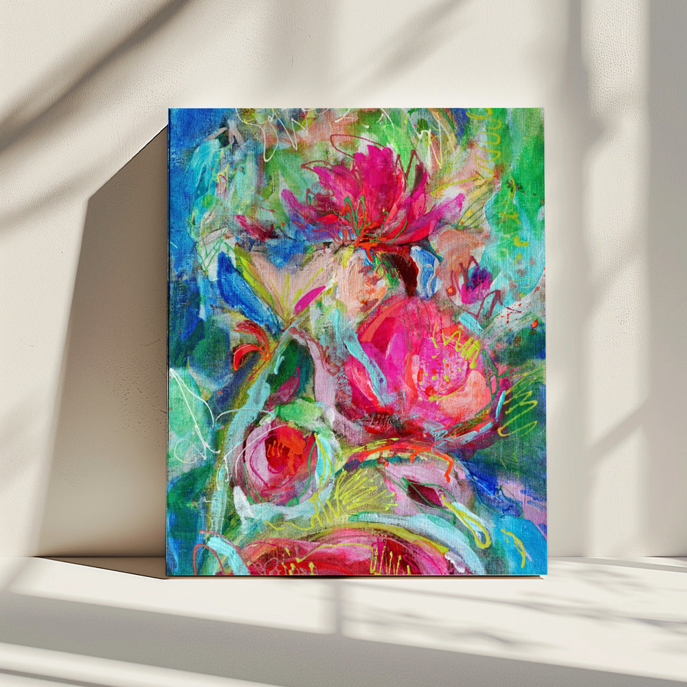 Vibrant Petal Symphony | Canvas