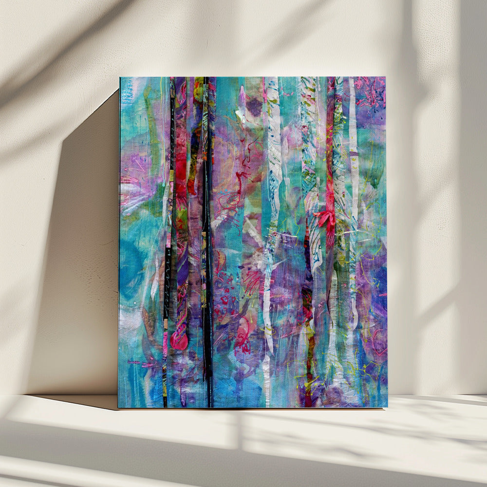 Bloom shimmers park | Canvas