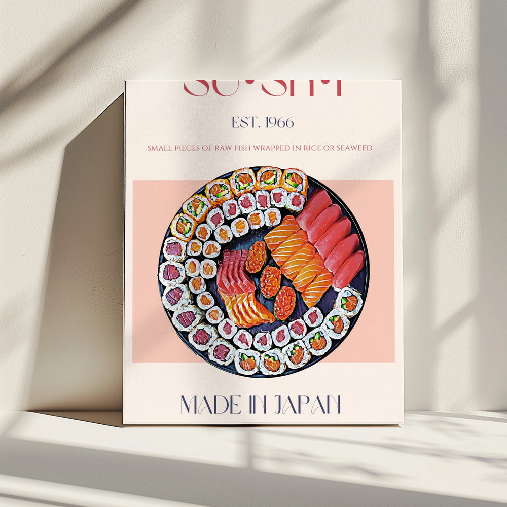 Colorful Sushi Delight | Canvas