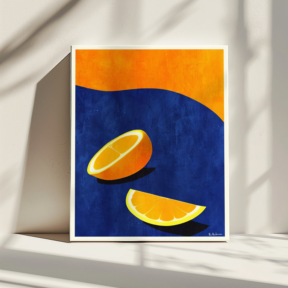 Petit Déjeuner, Deux Oranges | Canvas