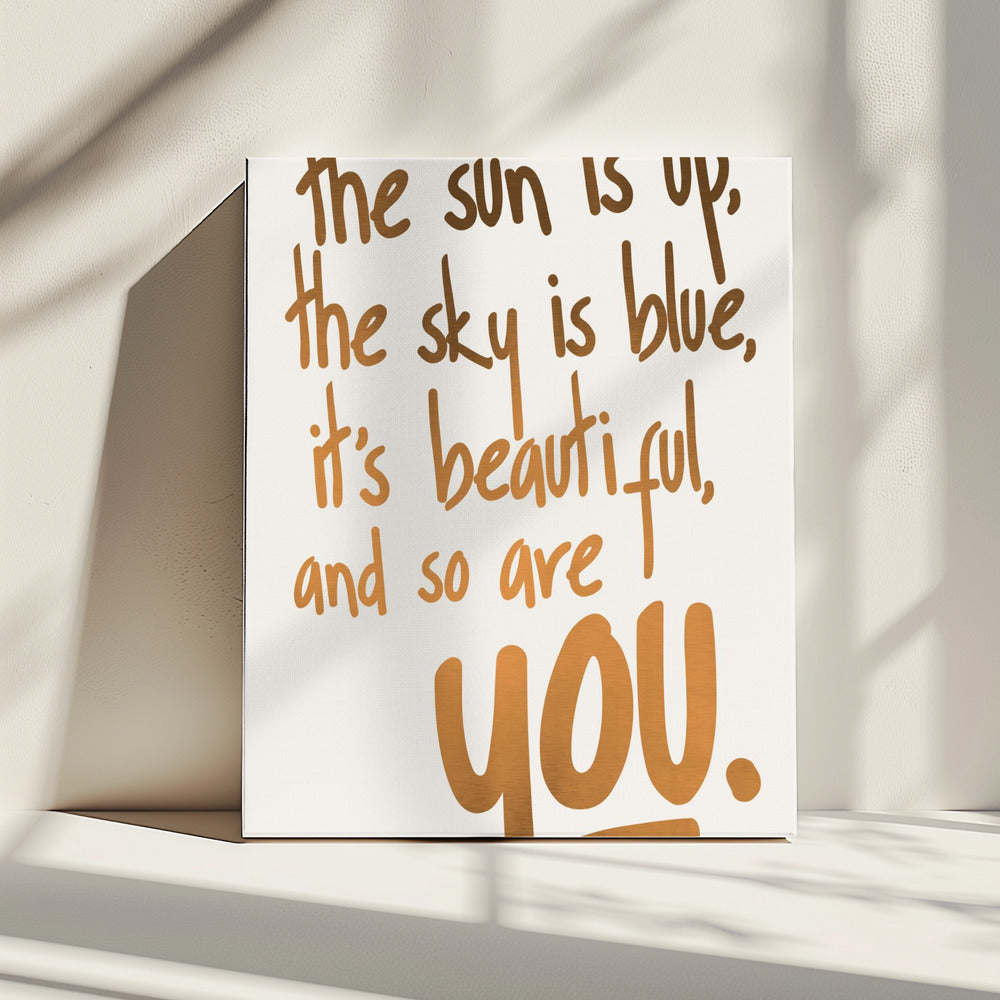 You Are Beautiful (vers.1) | Canvas