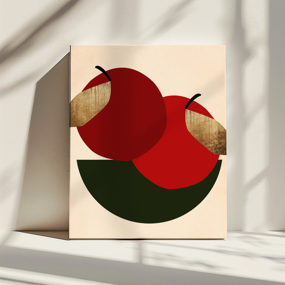 Two Red Apples | Canvas