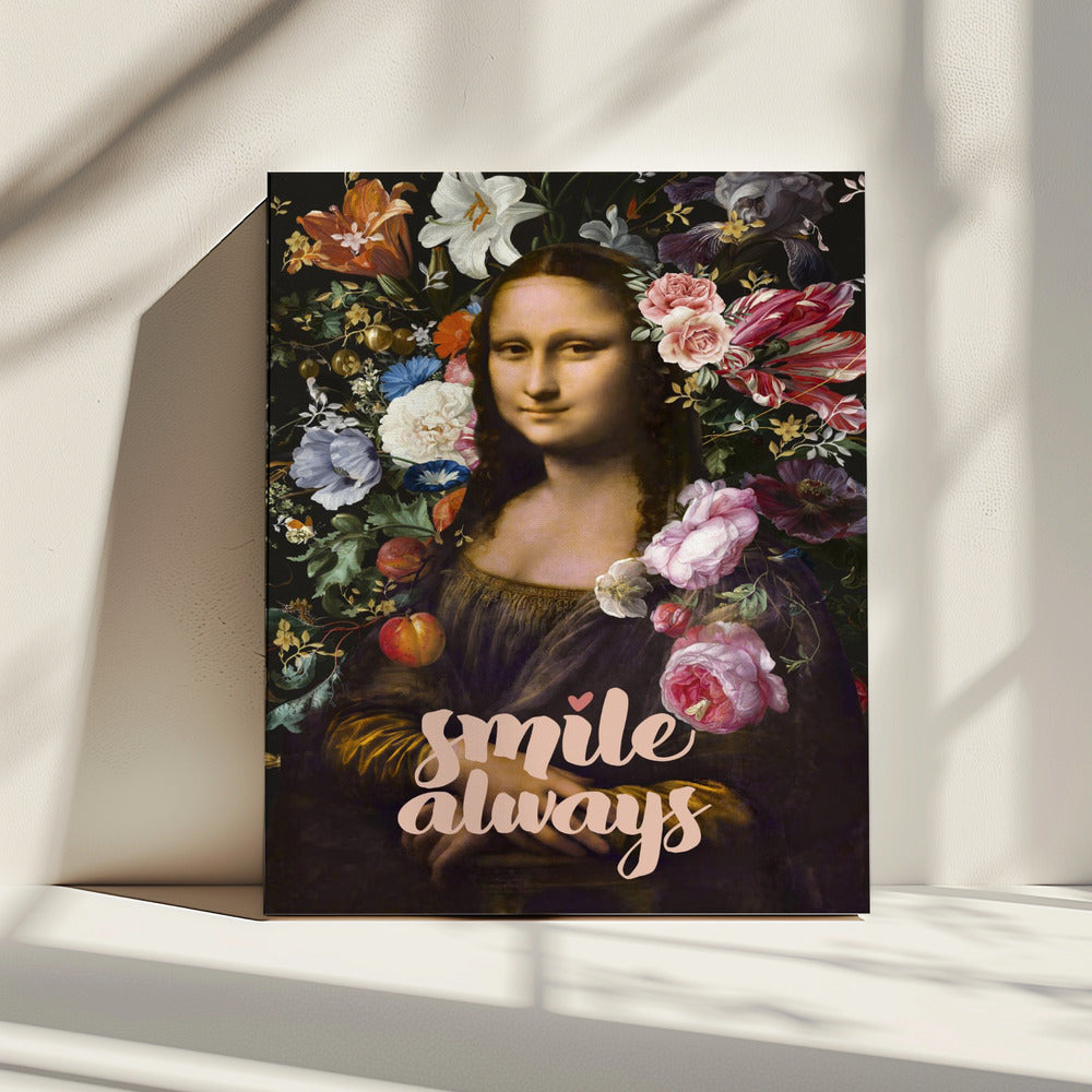 Smile Always, Mona Lisa | Canvas