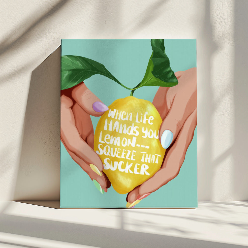 Squeeze That Lemon | Canvas