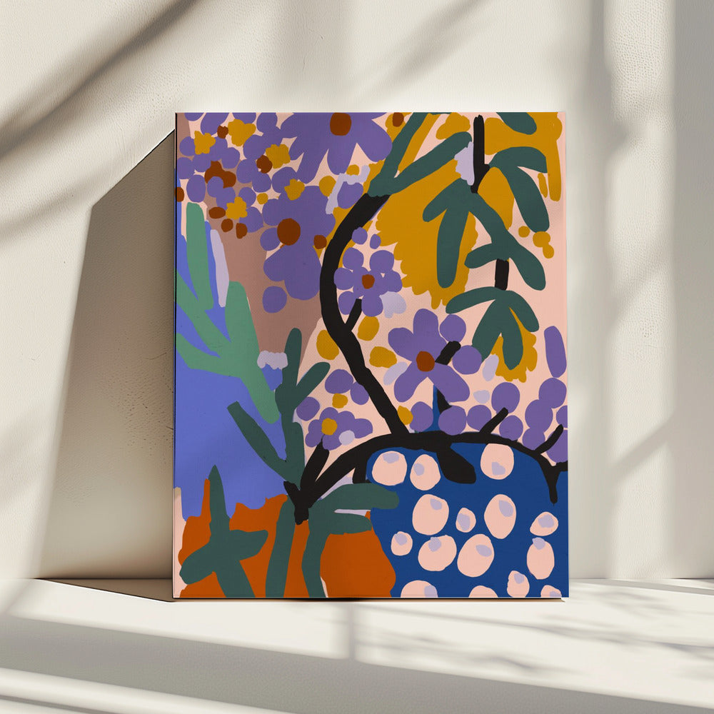 Vibrant Flora Burst | Canvas